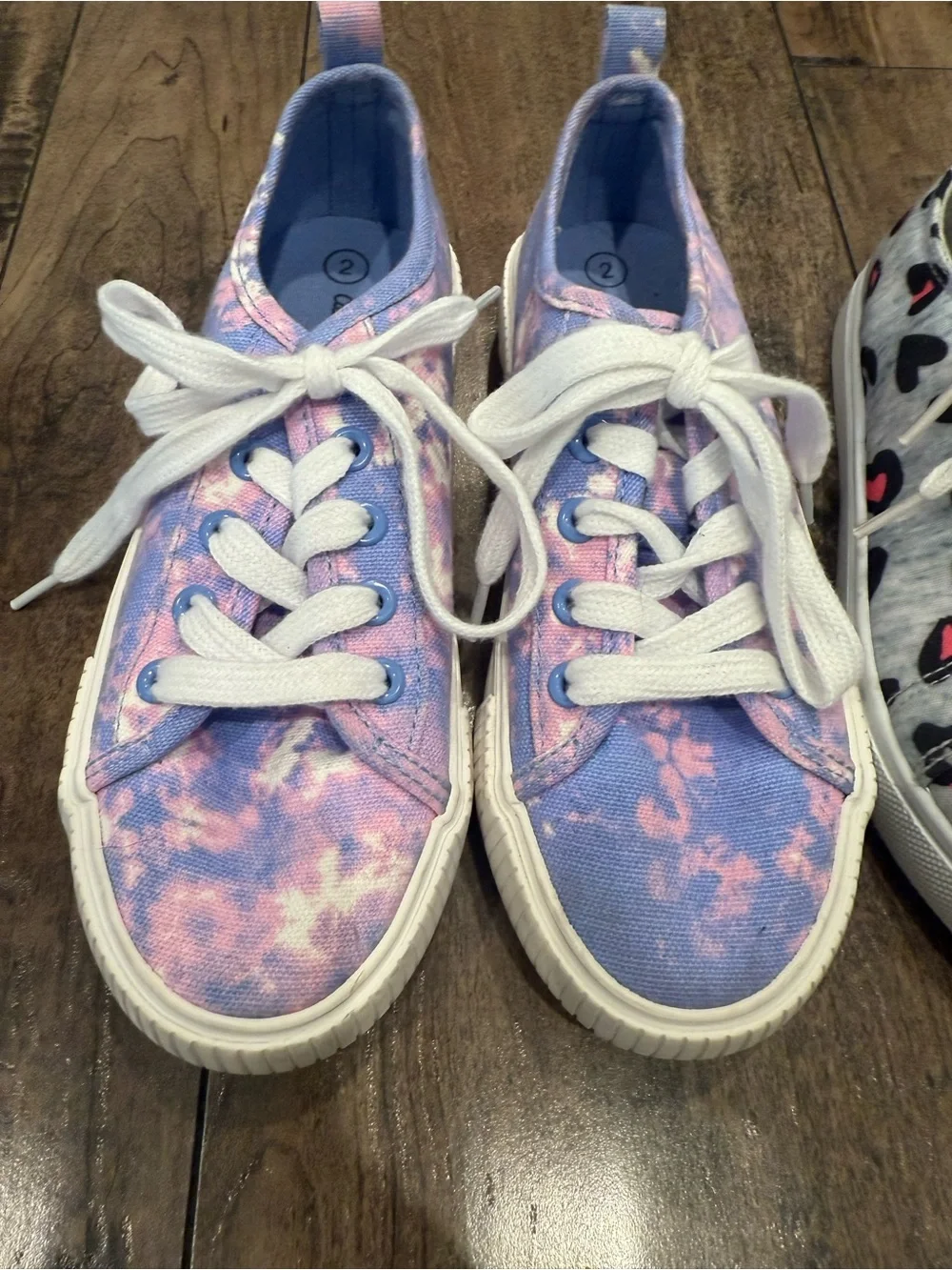 2 PAIRS - Like New - Girls Sneakers